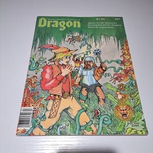 The Dragon Magazine Issue 87 July 1984 vintage D&D